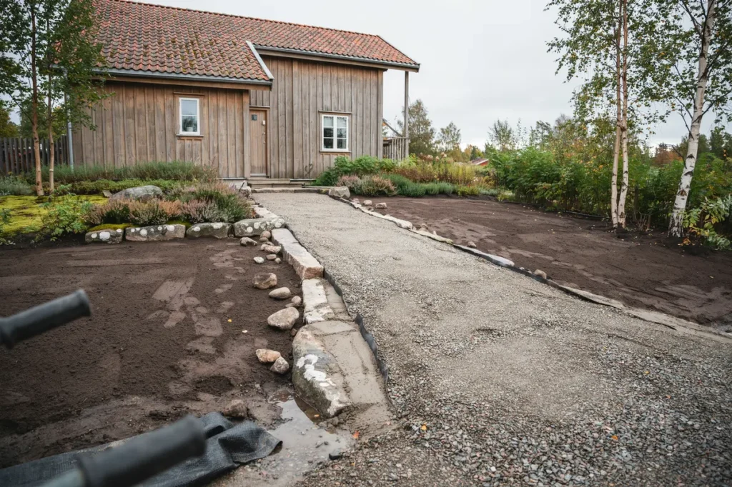 n r beh vs geotextil p tomten praktiska r d f r stabilare g ngar uppfart och dr nerande ytor